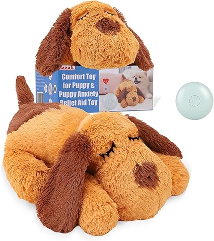 WEOK JUGUETE DE LATIDO DEL CORAZÓN PARA CACHORROS. AYUDA A ALIVIAR LA ANSIEDAD DE TU MASCOTA POR SEPARACIÓN.