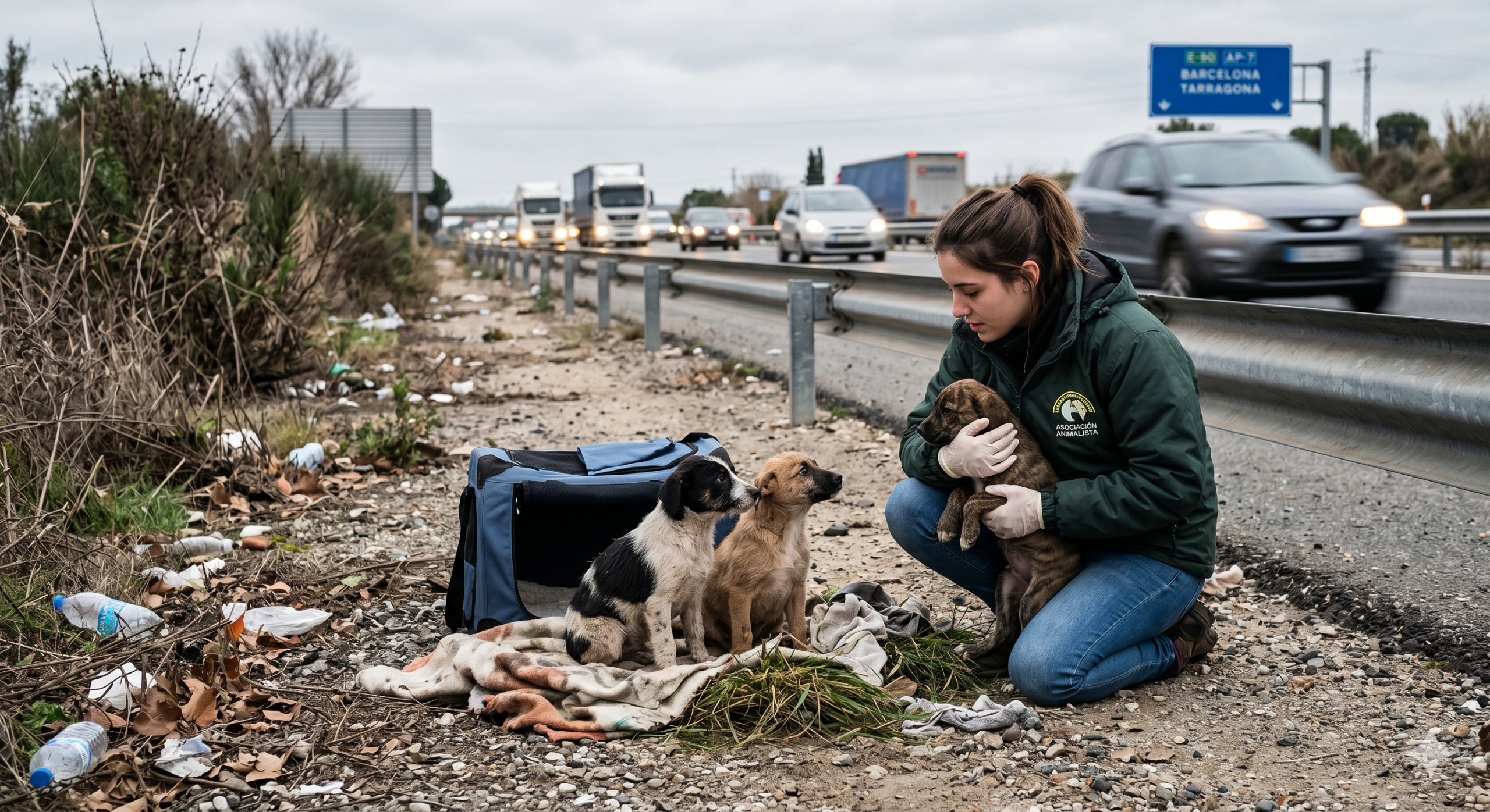 Cómo rescatar cachorros abandonados en la carretera: urgente 2 Gemini Generated Image zcd4m1zcd4m1zcd4 scaled