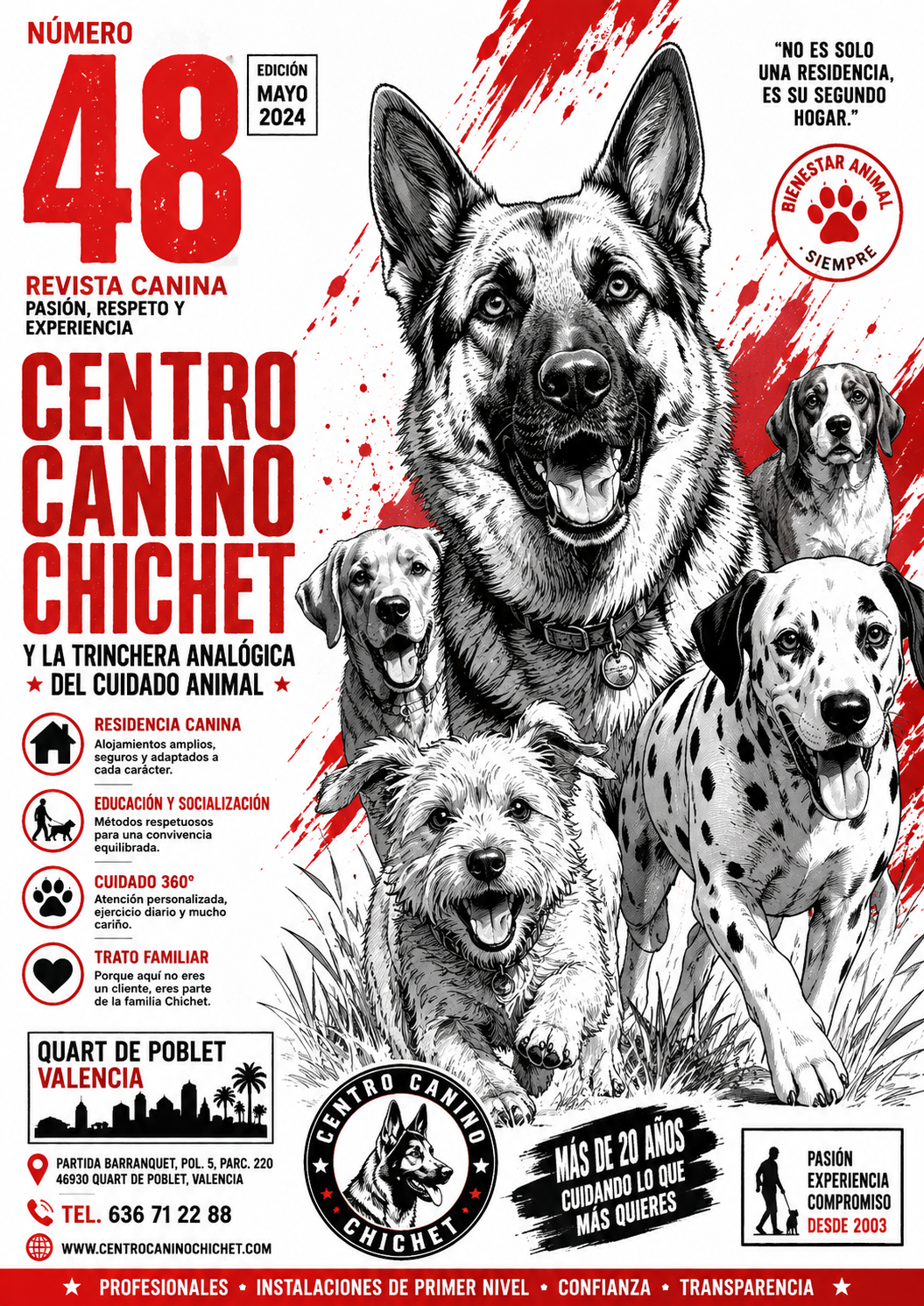 RESIDENCIA CANINA PARA PERROS EN QUART DE POBLET VALENCIA - Centro Canino Chichet y la trinchera analógica del cuidado animal RESIDENCIA CANINA PARA PERROS EN QUART DE POBLET VALENCIA - Centro Canino Chichet y la trinchera analógica del cuidado animal