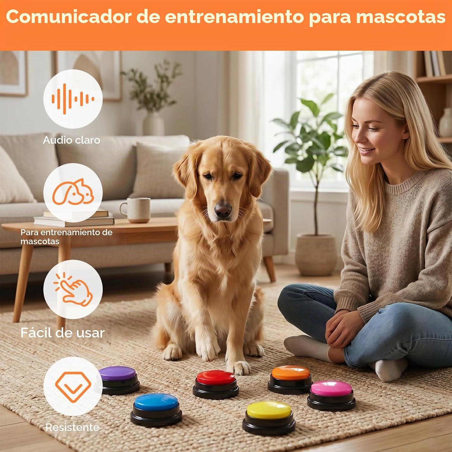 Cuando los perros aprenden a hablar: la ciencia de los botones de sonido y la cognición canina 3 boton