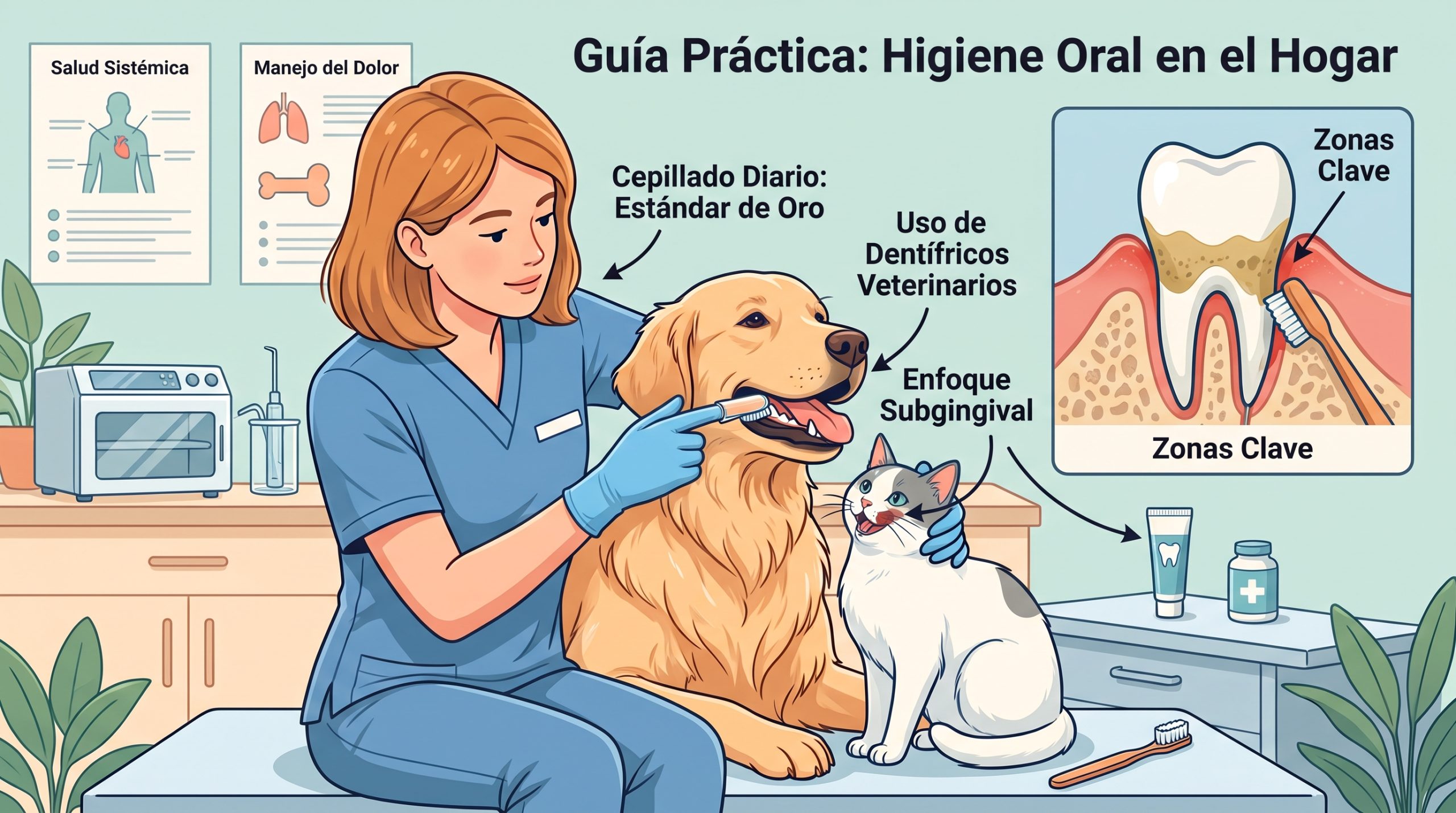 Guías Mundiales de Odontología Veterinaria: El Estándar Global para la Salud Bucodental 2 Gemini Generated Image 6749bz6749bz6749 scaled